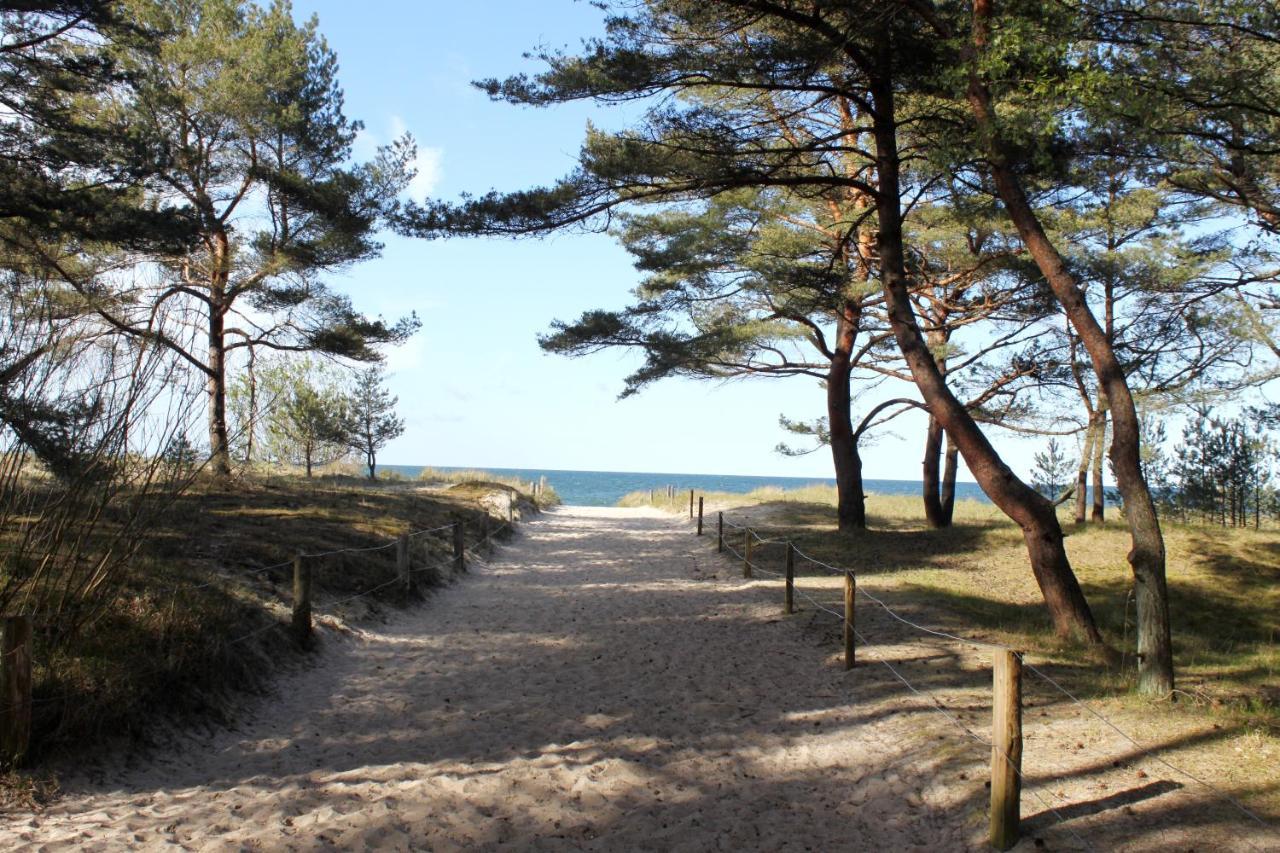 Reet Am Strand Mit Hund Karlshagen 外观 照片